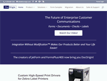 Tablet Screenshot of docorigin.com